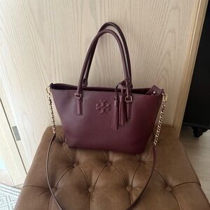 Tory Burch Burgundy Handbag